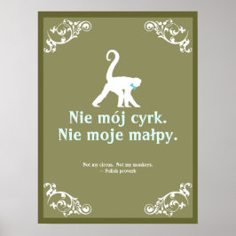 Polskt ordspråk poster