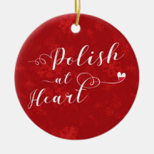 Polskt på hjärta, julgranprydnad