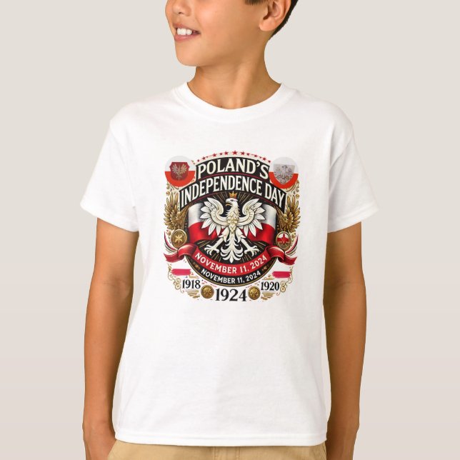 Polskt Pride: Independence day 2024 T Shirt (Framsida)