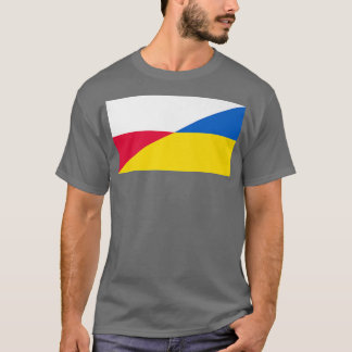 Polskt stöd till ukrainska Flagga och polacker T Shirt