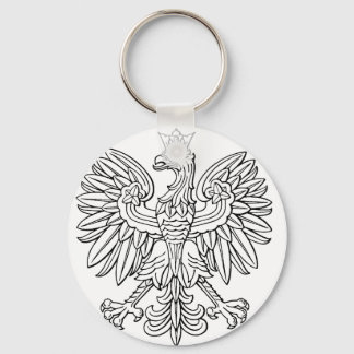Polskt symbol nyckelring