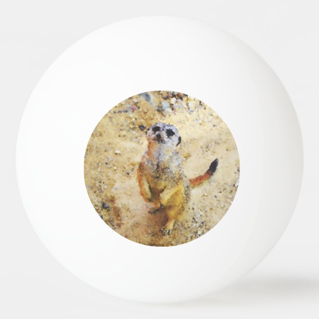 Poly Animals - Meerkat Pingisboll (Framsidan)