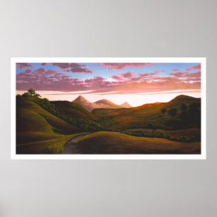 Poly Canyon på Dusk Poster