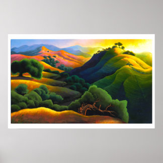 Poly Canyon Poster
