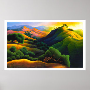 Poly Canyon Poster