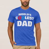 Poly-Cotton Blend T-Shirt/Worlds Coolest Pappa