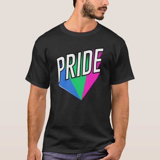 Poly Pride T Shirt (Framsida)