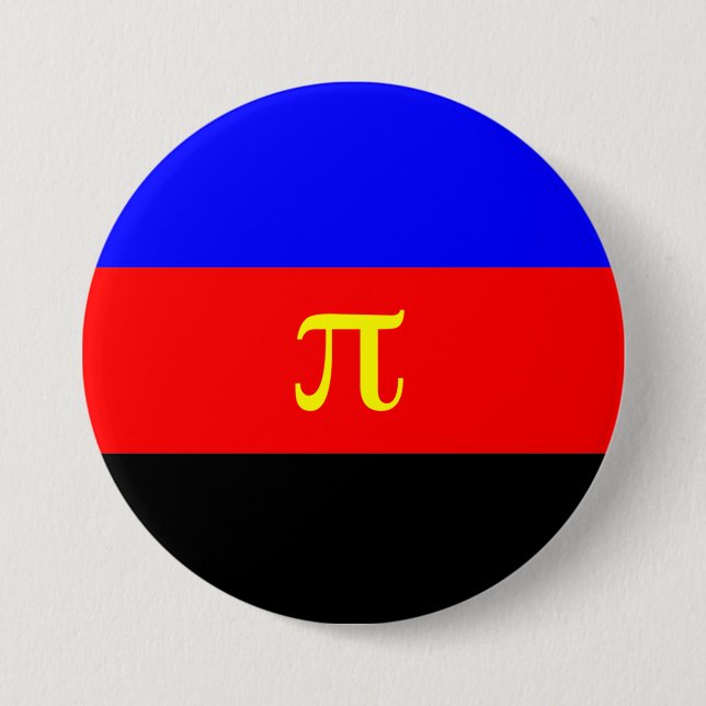 Polyamori-stolthetsflagga Knapp (Framsida)