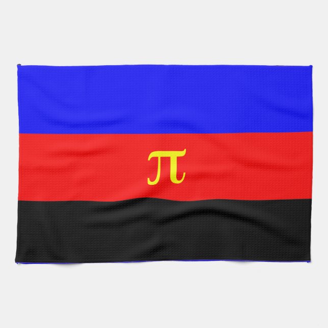 Polyamori-stolthetsflagga Kökshandduk (Horisontell)