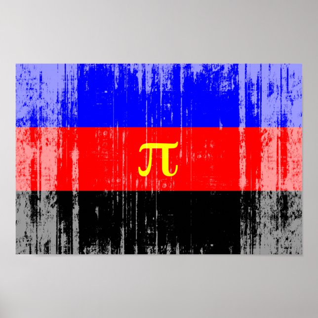 Polyamori-stolthetsflagga Poster (Framsidan)