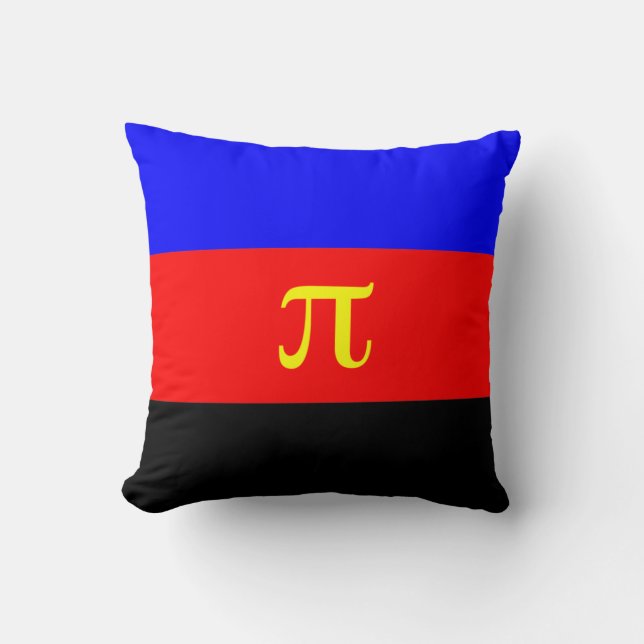 Polyamorösa Pride Flagga Kudde (Framsida)