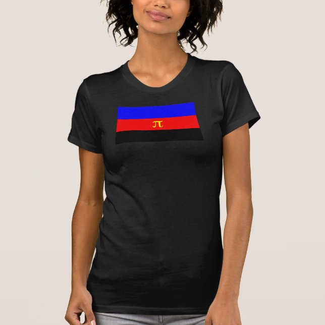 Polyamorösa Prideflaggan T-shirt (Framsida)