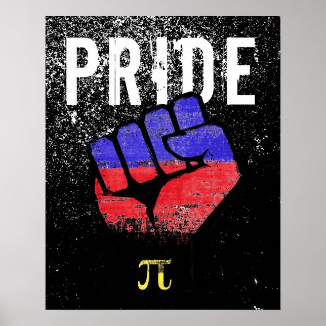 Polyamorösa stolthet näve poster (Framsidan)
