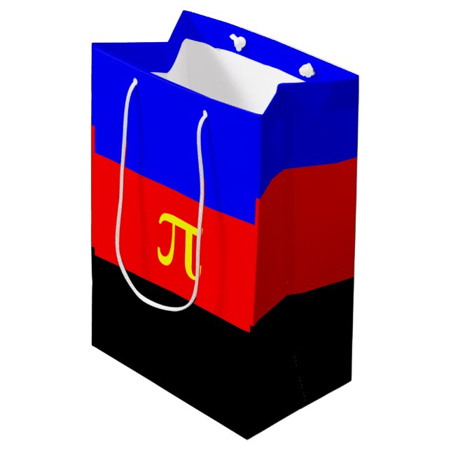 Polyamorösa stolthetsflagga (Framsidan Vinklad)