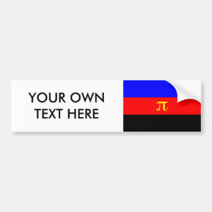 Polyamorösa stolthetsflagga bildekal