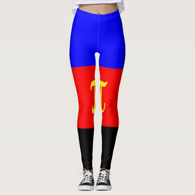 Polyamorösa stolthetsflagga leggings (Framsida)