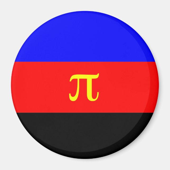 Polyamorösa stolthetsflagga magnet (Framsidan)