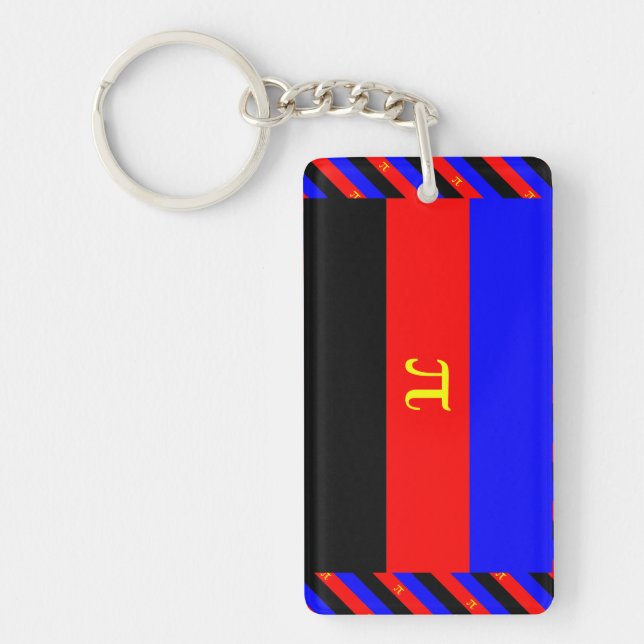 Polyamorösa stolthetsflagga nyckelring (Framsidan)