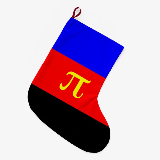 Polyamorösa stolthetsflagga stor julstrumpa (Framsidan (Hängande))