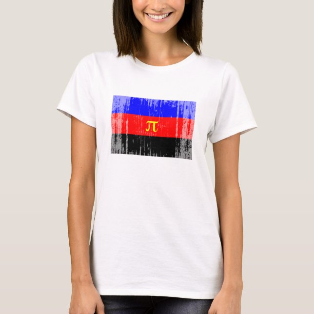 Polyamorösa stolthetsflagga tee shirt (Framsida)