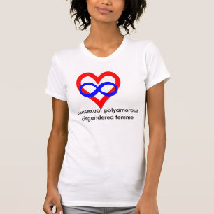 Polyamorous pansexual cisgendered femme tee