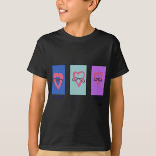 Polyamory: Att dela Caring/Poly logotyper T Shirt