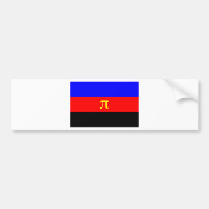 Polyamory flagga -- Färg för Pi 3 Bildekal