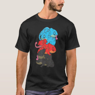 Polyamory Flagga Gender Pride Lgbtq Chameleon T Shirt