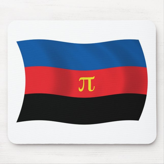 Polyamory Flagga Mousepad Musmatta (Framsidan)