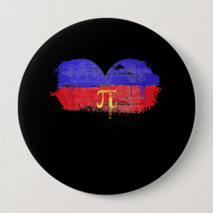 POLYAMORY HEART - POLYAMORY KÄRLEK - SYMBOL - KNAPP