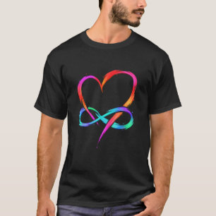 Polyamory Infinity Heart Artwork Design Gift T Shi Shirt