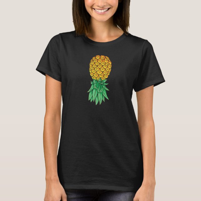 Polyamory och polyamoral upp och ned t shirt (Framsida)