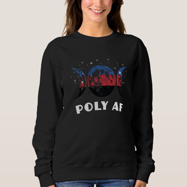 Polyamory Pride Flag Not A Phase Polyamorous T Shirt (Framsida)