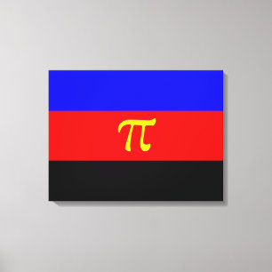 Polyamory Pride Flagga Canvastryck