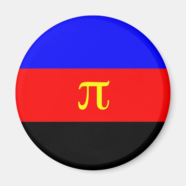 Polyamory Pride Flagga Magnet (Framsidan)