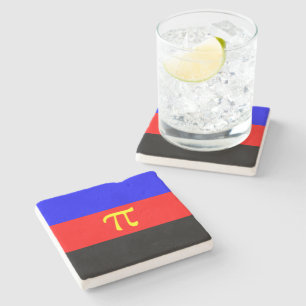 Polyamory Pride Flagga Stenunderlägg
