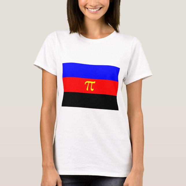 Polyamory Pride Flagga T Shirt (Framsida)