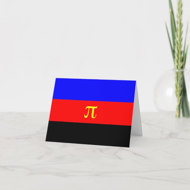 Polyamory Pride Flagga Tack Kort (Framsida)