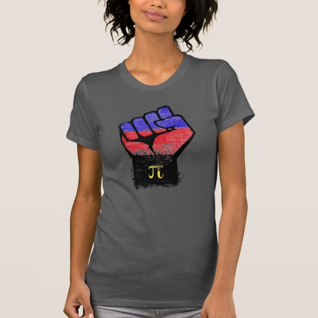 Polyamory Pride Näve T Shirt (Framsida)