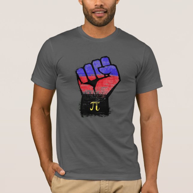 Polyamory Pride Näve T Shirt (Framsida)