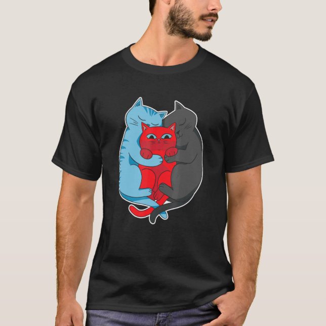 Polyamory Pride T Shirt (Framsida)