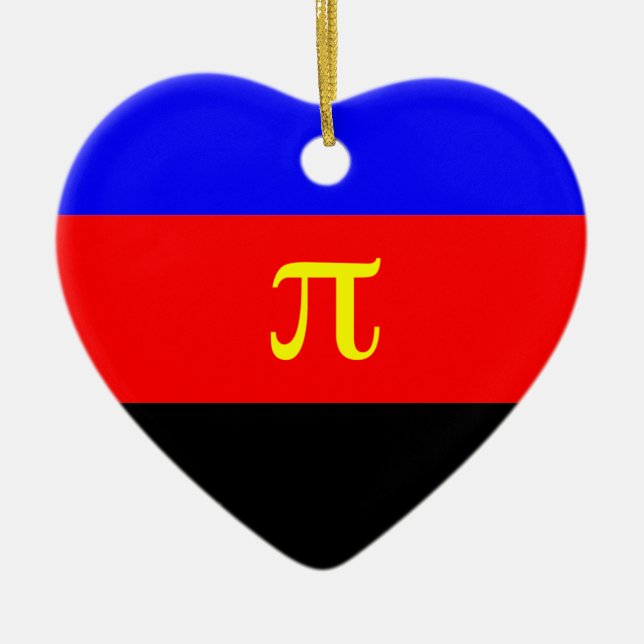 POLYAMORY RANDIGA DESIGN JULGRANSPRYDNAD KERAMIK (Framsidan)