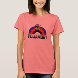 POLYAMORY-REGNBÅGEFLAGGA TEE SHIRT
