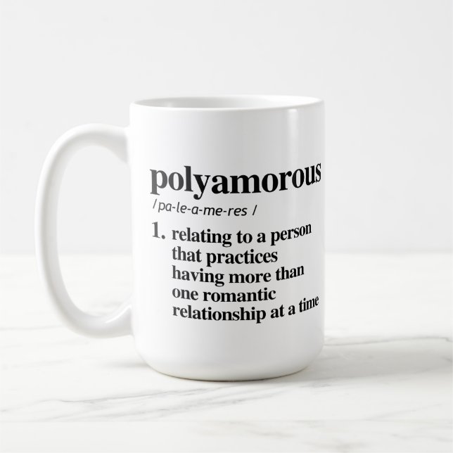 Polyamous Definition Kaffemugg (Vänster)