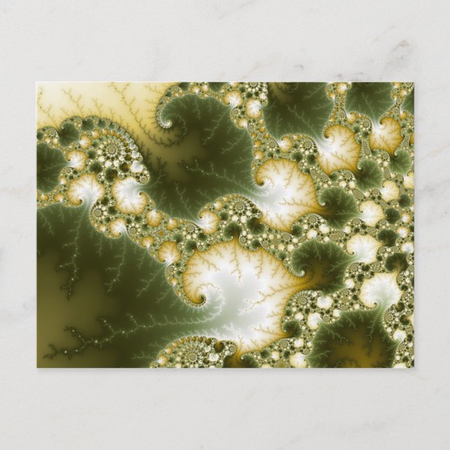 Polyatomisk  - Fraktal vykort (Framsida)