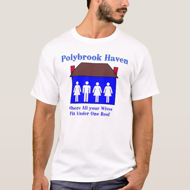 Polybrook tillflyktsort 4 t-shirt (Framsida)