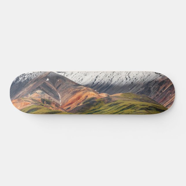 Polychrome-berget, Denali NP, Alaska Mini Skateboard Bräda 18,5 Cm (Horz)