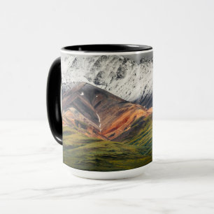 Polychrome-berget, Denali NP, Alaska Mugg