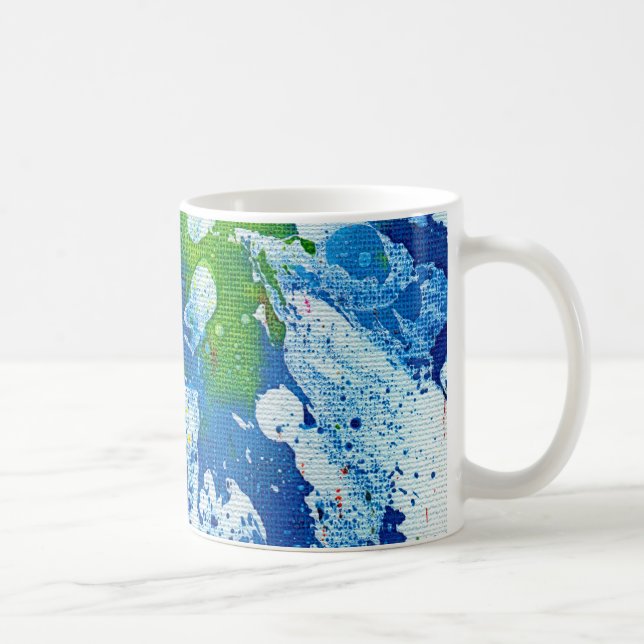 Polychromoptic #14 av Michael Moffa Kaffemugg (Höger)