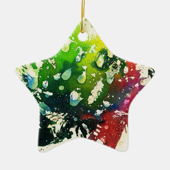 Polychromoptic #4 av Michael Moffa Julgransprydnad Keramik (Framsidan)